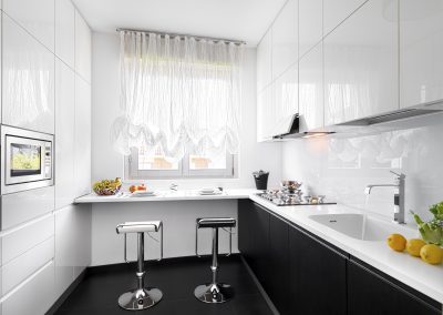 modern white kitchen